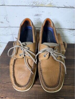 Sperry Top-Sider Leather Boat Shoes Brown Men’s Size 9.5